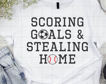 Fotboll/Baseboll split SVG, baseboll & fotboll svg, cool basebollmamma svg, basebolltröja svg, tröja svg