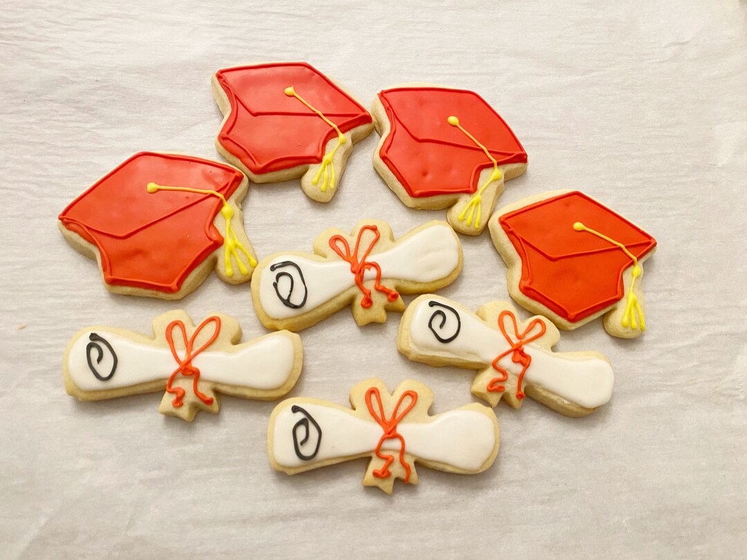 Custom Graduation Sugar Cookies Giftgraduation Party Cookiesgraduation