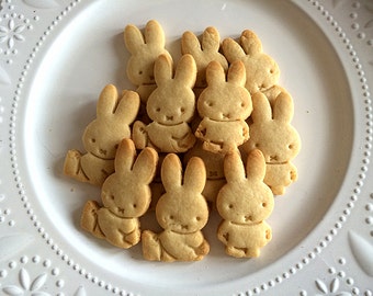 Easter gift cookies---Mini Bunny Sugar Cookies --- Sweet Treats---spring cookies---Two dozen