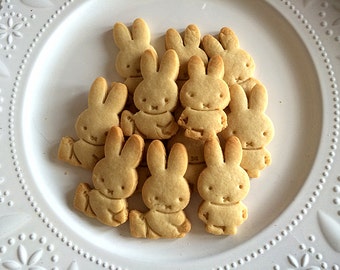 Christmas/New Year/winter gift cookies---Mini Bunny Sugar Cookies --- Sweet Treats---spring cookies---Two dozen