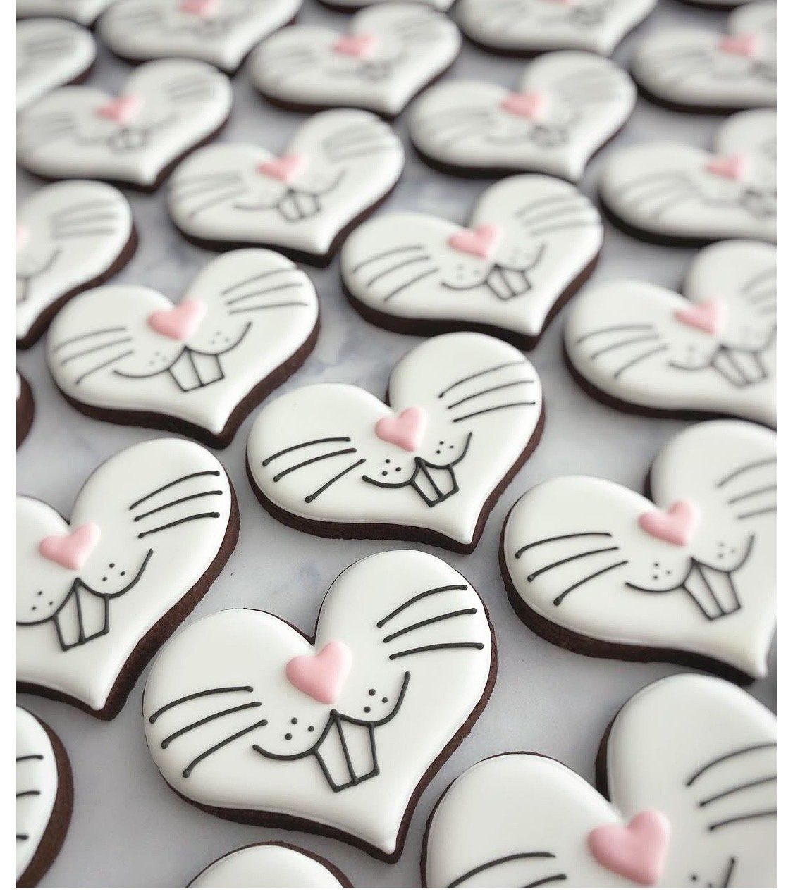 Easter sale/ gift CookiesBunny rabbite face Cookies 12 Etsy