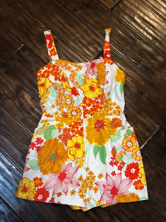 Vintage 1960’s Floral Playsuit