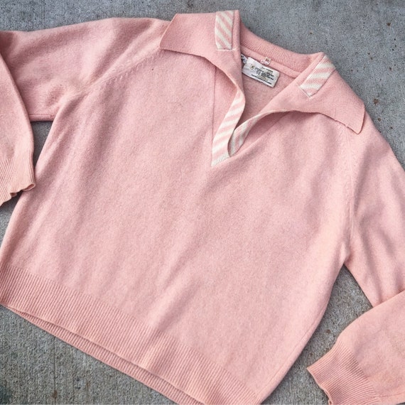 Vintage 1950’s Pink Angora Sweater