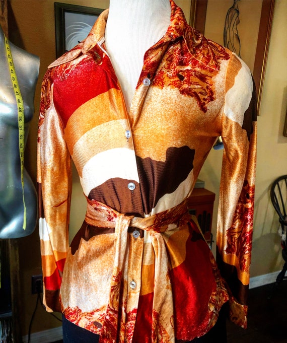Vintage 1970’s Disco Blouse
