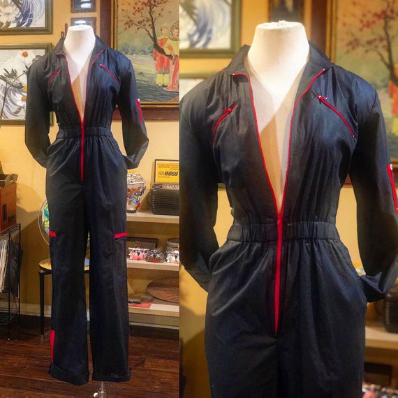 Vintage 1980’s Black Jumpsuit