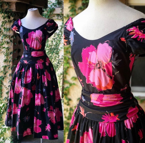 Vintage 1980’s Laura Ashley Floral Dress