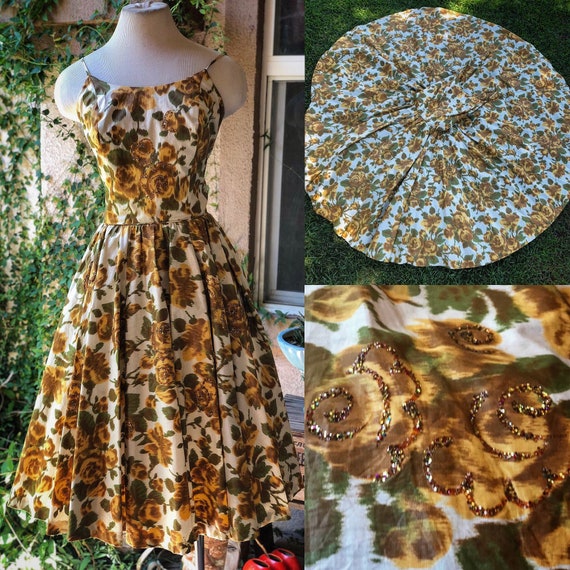Vintage 1950’s Floral Dress