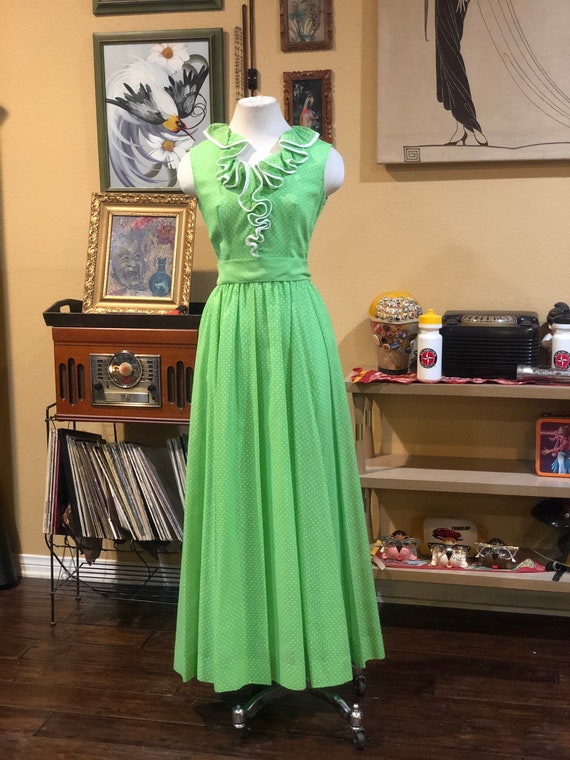 Vintage 1970’s Maxi Dress by Miss Elliette