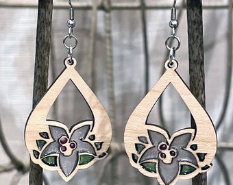 Blooming Earrings, Castle Bound Jewelry