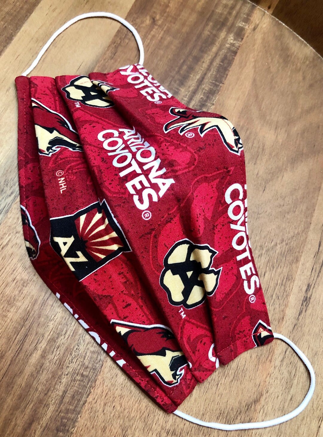 Arizona Coyotes NHL Hockey Face Mask Washable, Reusable, Reversible