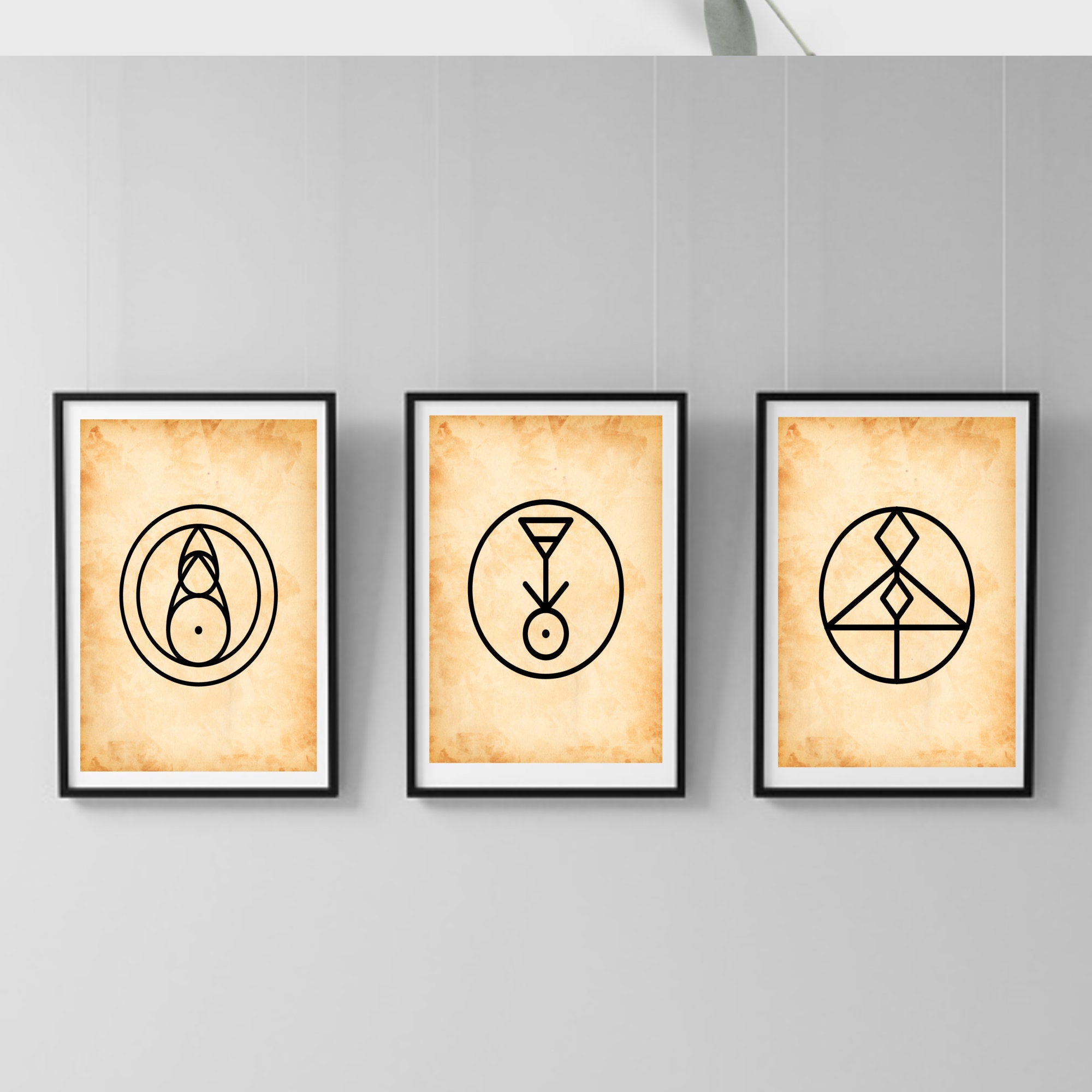 The Owl Housemagic Glyphs Prints/wall Art Poster Decor Etsy UK