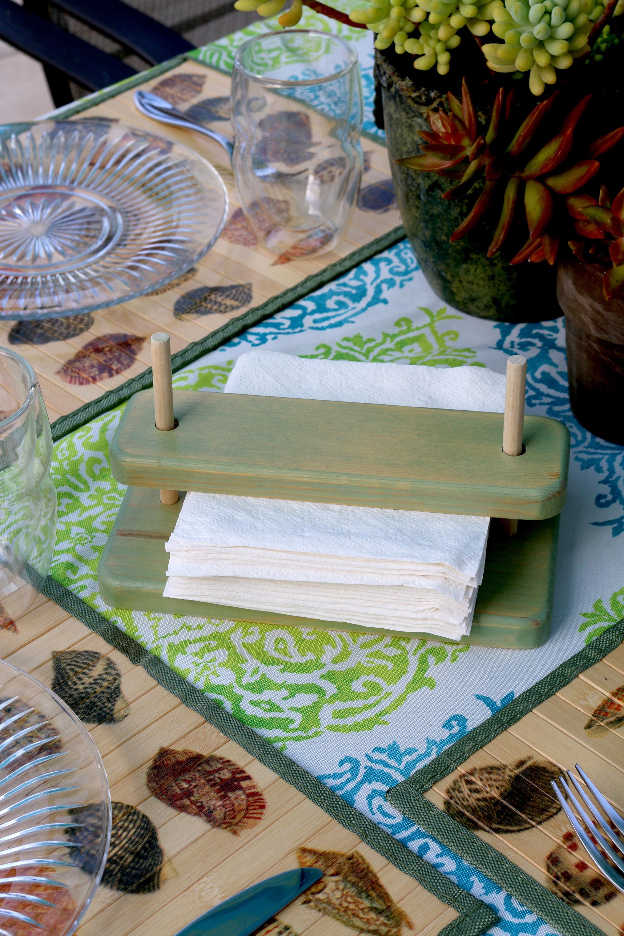 Outdoor Napkin Holder. Picnic Napkin holder. RV. Camping. Etsy