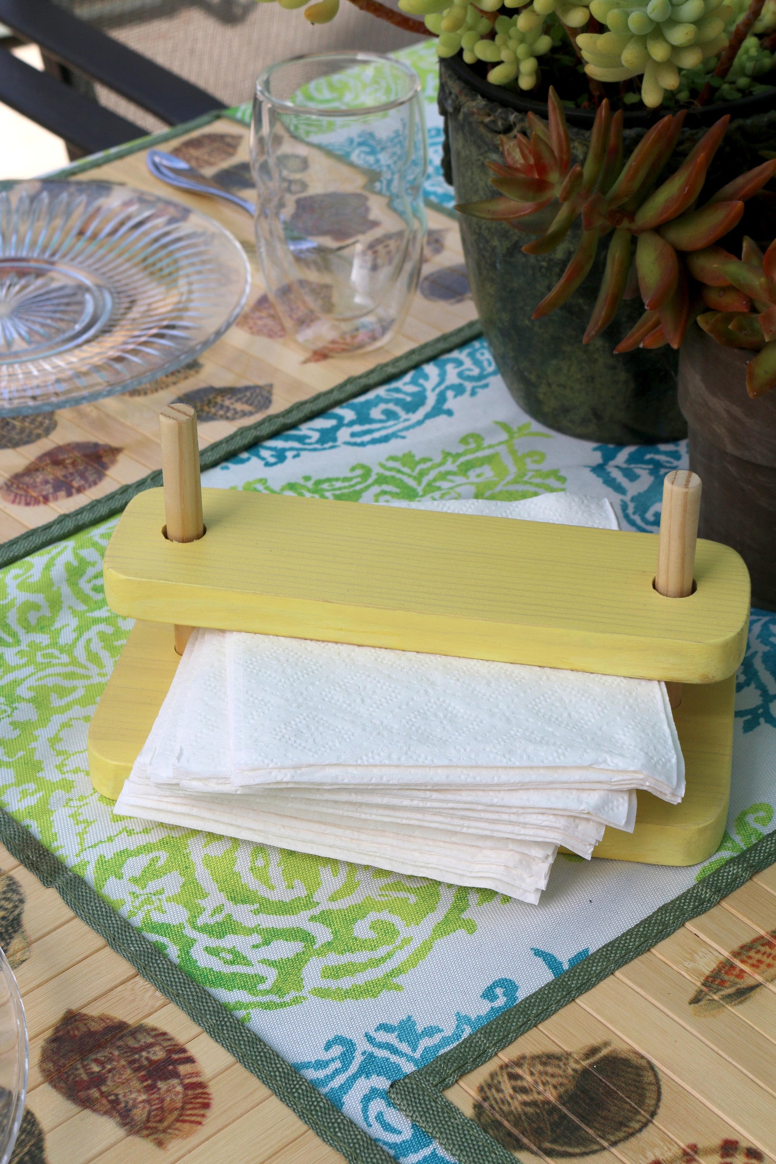 Outdoor Napkin Holder. Picnic Napkin holder. RV. Camping. Etsy