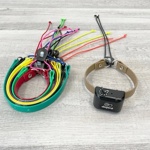 SureFit ( Med/Lrg ) E-Bungee Biothane Dog Collar. Easy on / off. Fits 3/4&quot; Dogtra YS300 No Bark Collar