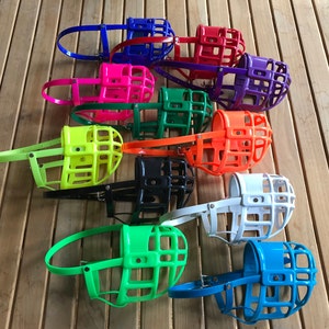 Full Grip Supply Basket Dog Muzzle.. Many Colors to Choose From .MEASURE YOUR DOG image 1