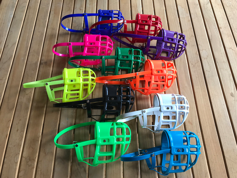 Full Grip Supply Basket Dog Muzzle.. Many Colors to Choose From .MEASURE YOUR DOG image 1