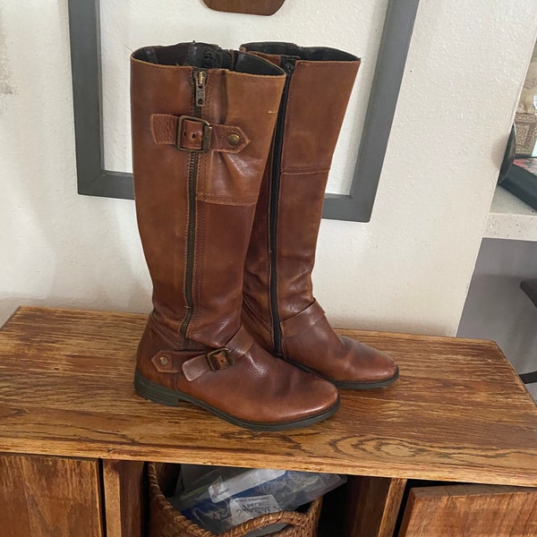 Aldo Riding boots - Grungy chestnut - European size 37 Fits 7 - 7.5 USA