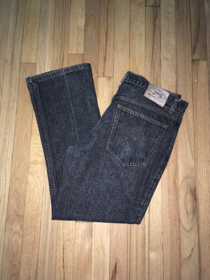 JAG Jeans Mid Rise Boot Cut Dark Denim Fits 33 X 27 - Etsy