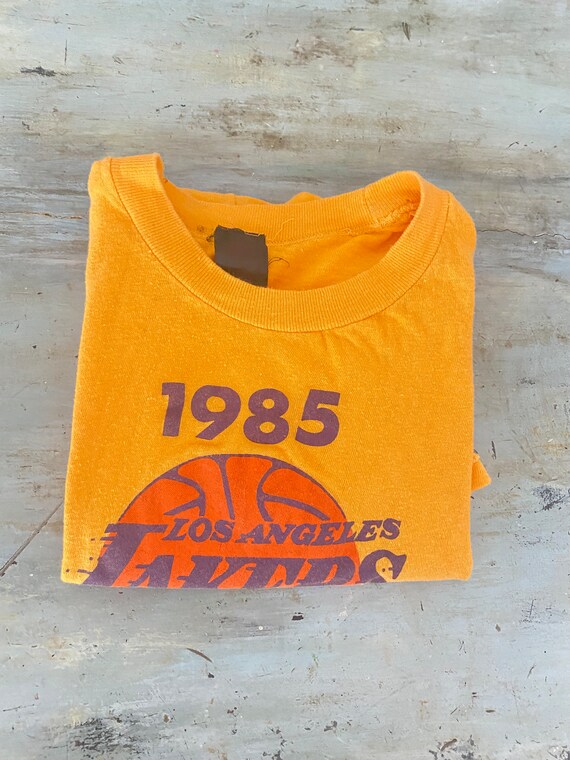 LA Lakers 1985 World Champions - Game T-shirt - si