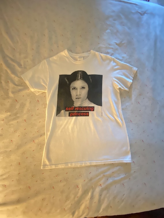Star Wars Tee Shirt - Princess Leia - Self Rescuin