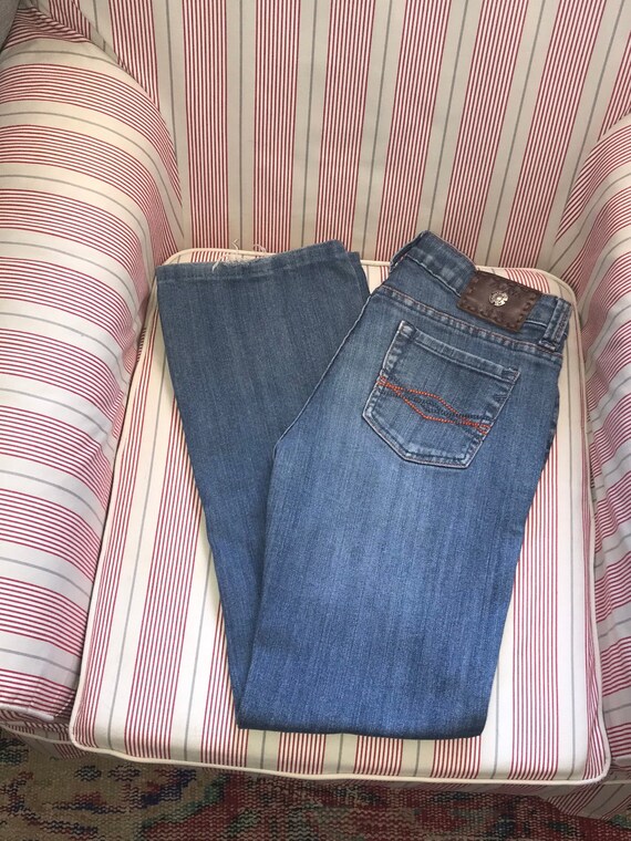 Ladies denim jeans papaya Gem