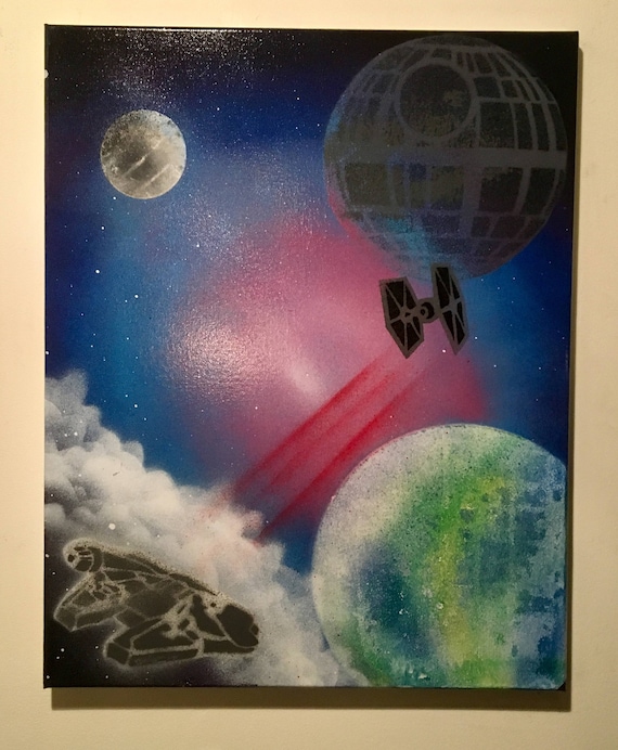 star wars spray paint art