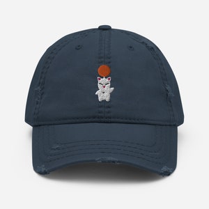 FFXIV Moogle Embroidered Baseball Dad Hat