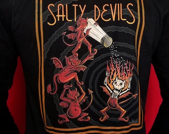 Salty Devils Unisex T-Shirt, Long Sleeves & Hoodie