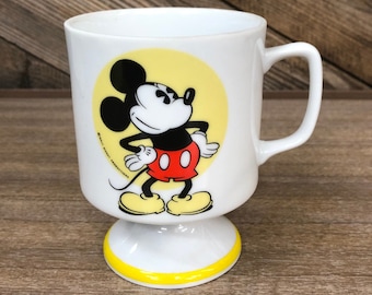 Mickey Mouse Coffee Mug / Vintage Mickey Mouse Mug Teacup / Retro Mickey Mouse Japan / Vintage Mickey Kitchen Mug / Walt Disney Productions