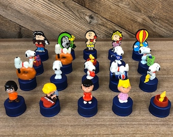 セット/5 ピーナッツ ペプシ ボトルキャップ フィギュア