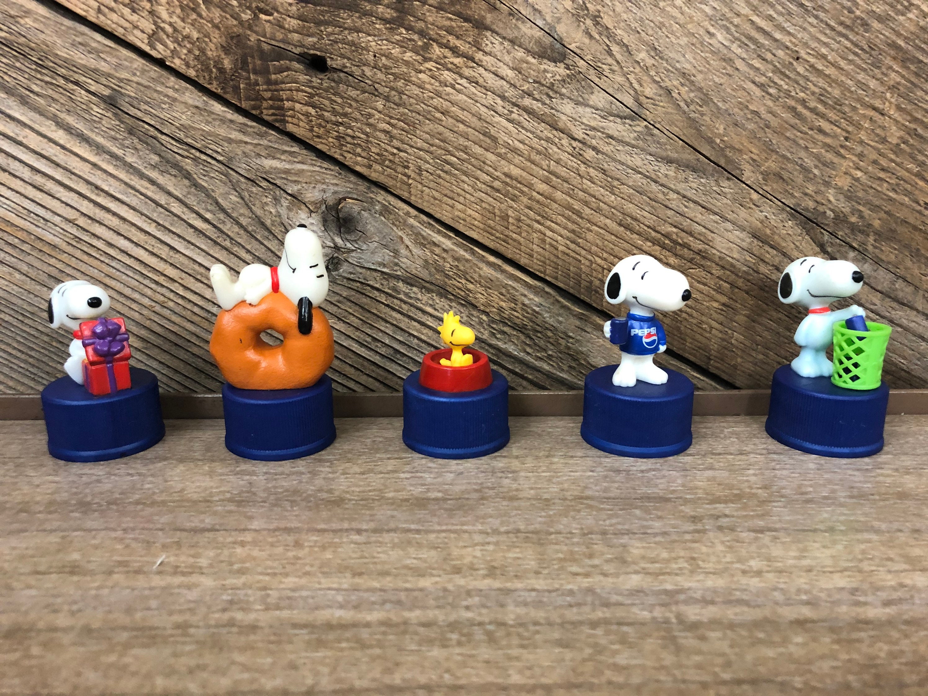 セット/5 ピーナッツ ペプシ ボトルキャップ フィギュア