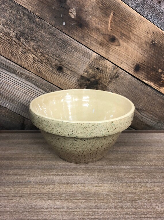 Roseville Pottery Splatter Mixing Bowl / Vintage Roseville - Etsy