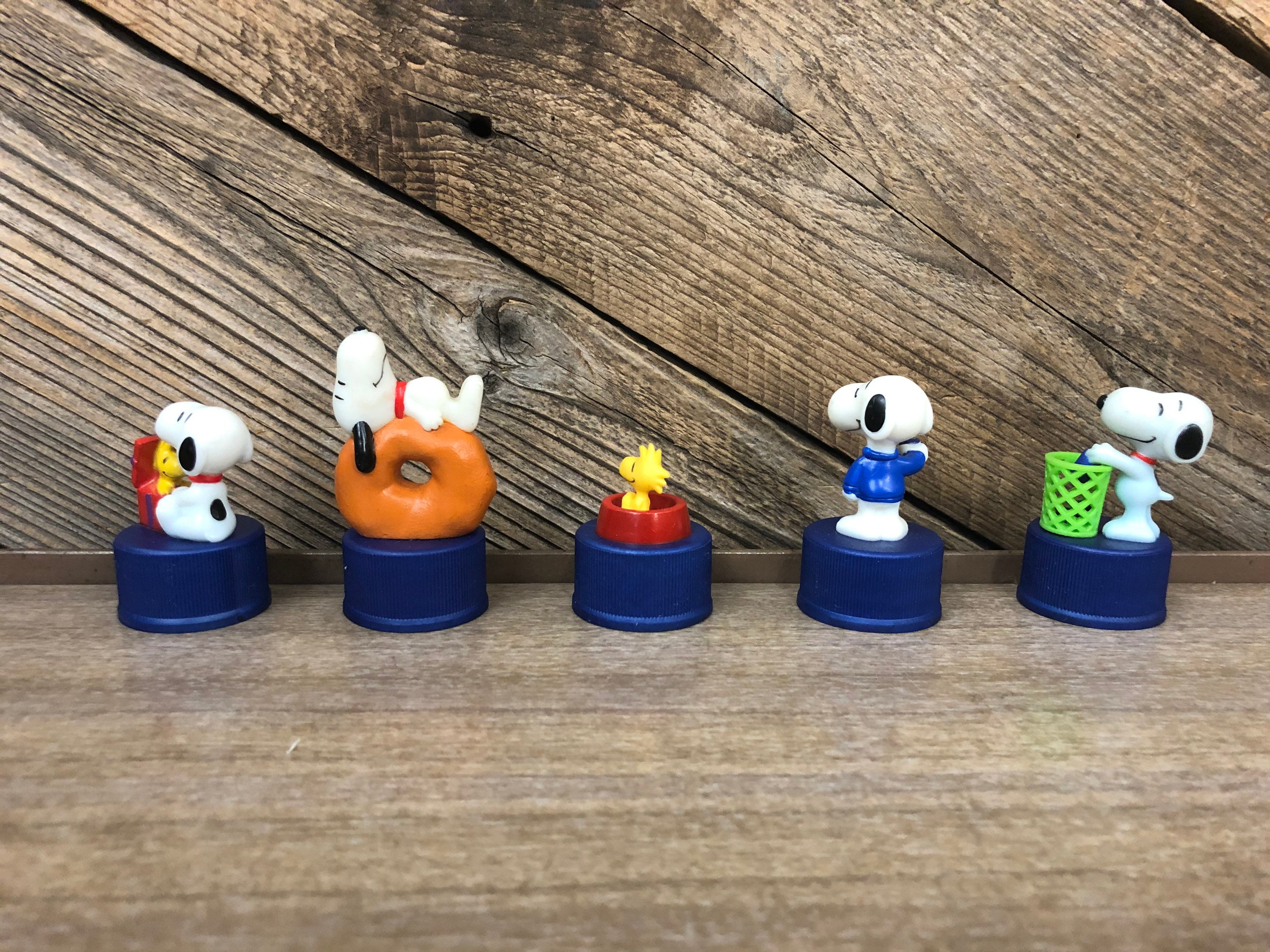 セット/5 ピーナッツ ペプシ ボトルキャップ フィギュア