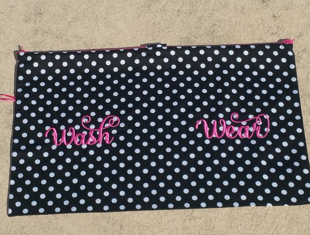 Polka Dots Underwear Travel Bag /laundry Bag/ Wear and Wash Etsy