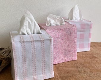 Cotton Tissue Box Cover. Square Tissue box cover. Tissue Box Cover.Fabric Tissue Cover.Kids Room. Play Room. Nursery Room