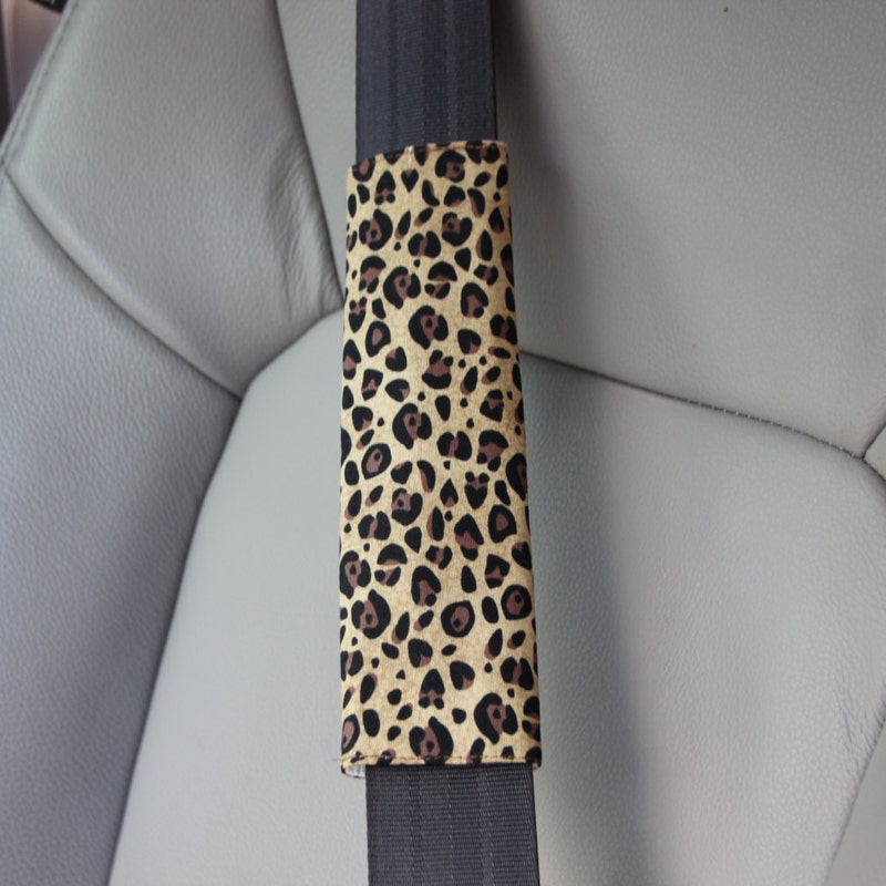 Horses and Buffalo Ledger Blue Car Seat Belt Cover 7''x12.6'' (Pack of 2)