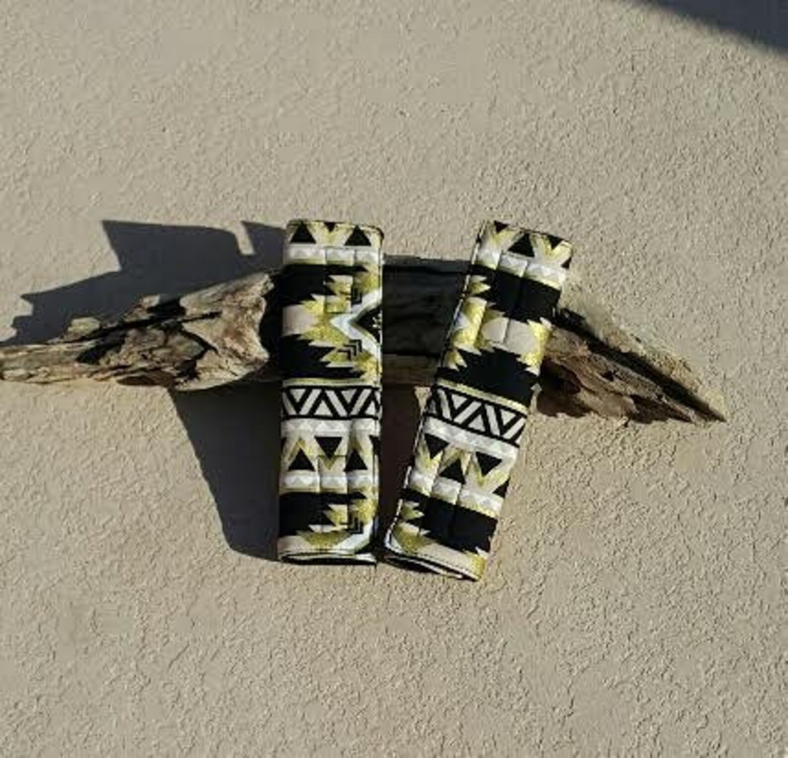 Tribal Black and Gold Seat Belt Covers /aztec Seat Belt Etsy