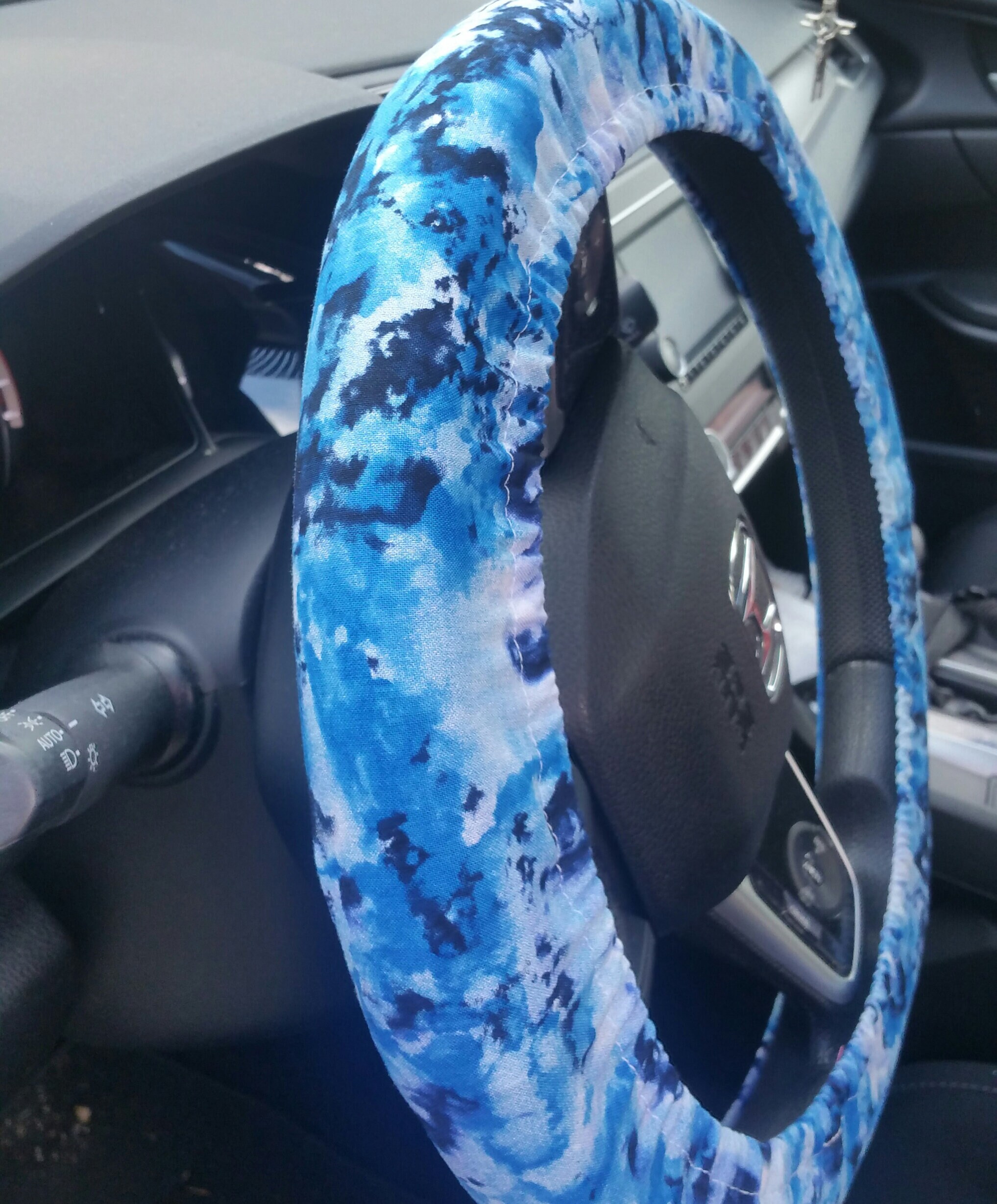 Ocean Print Steering Wheel Cover/ Blue Wheel Cover/ Blue and Etsy