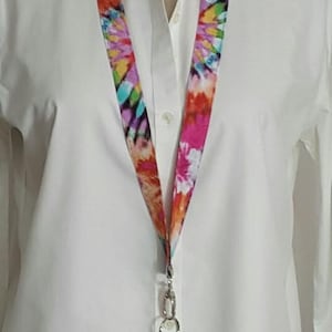 Map Lanyard / ID Holder lanyard / Teacher gift idea / Hostess gift idea / Hippy Lanyard .