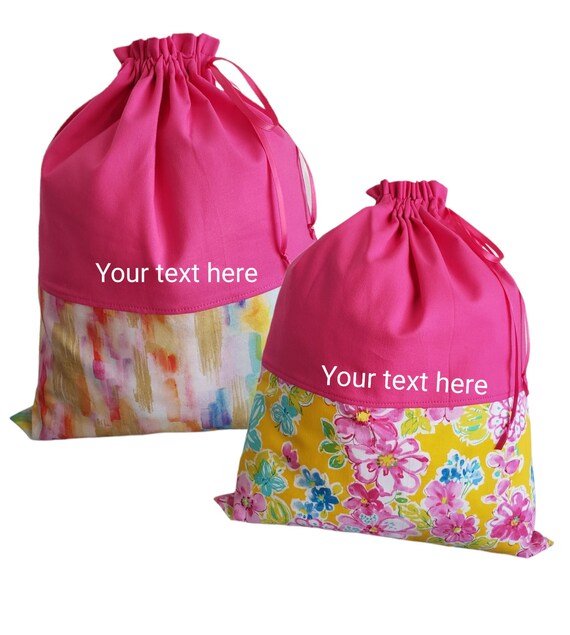Personalized Travel Embroidery Laundry Bag Travel Laundry Bag Floral Laundry Bag Unique Laundry Bag Women Laundry Bag Size 16x14 Etsy