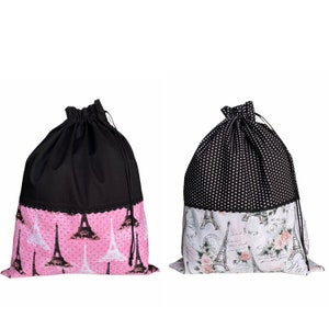 Personalized Travel Embroidery Laundry Bag - Travel Laundry Bag - Floral Laundry Bag - Color block Laundry Bag - Women Laundry Bag -