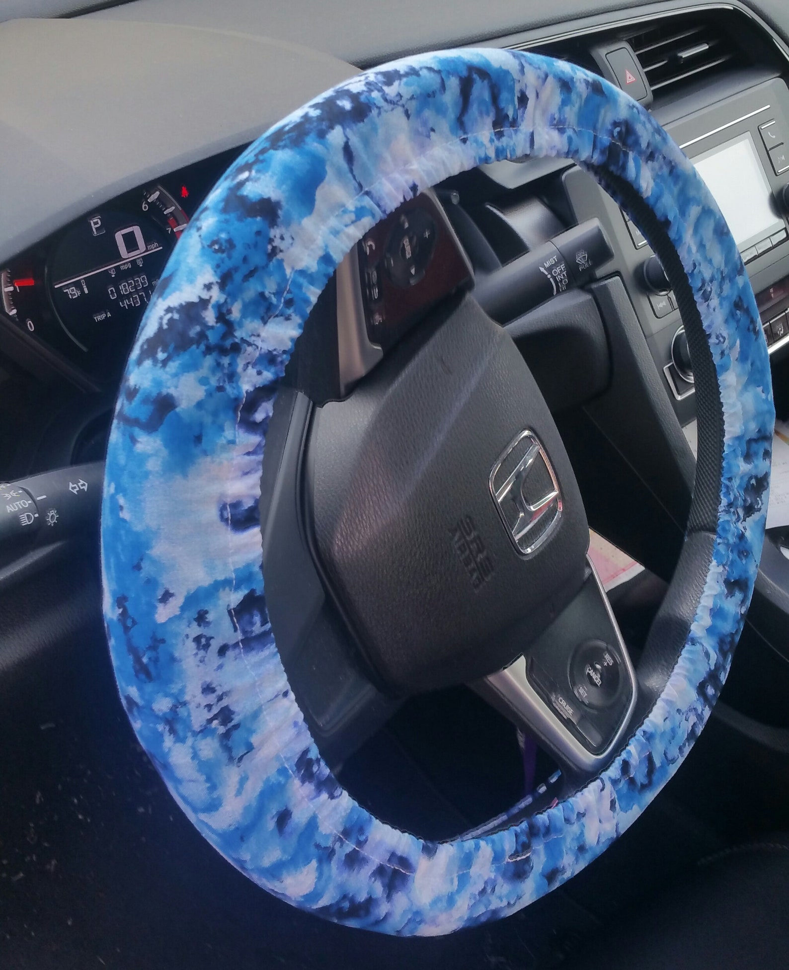 Ocean Print Steering Wheel Cover/ Blue Wheel Cover/ Blue and Etsy