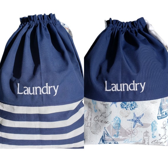 Travel Laundry Bag (Blue)