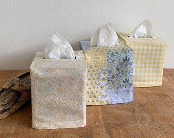 Cotton Tissue Box Cover. Square Tissue box cover. Tissue Box Cover. Fabric Tissue Cover. Kids Room. Play Room. Nursery Room