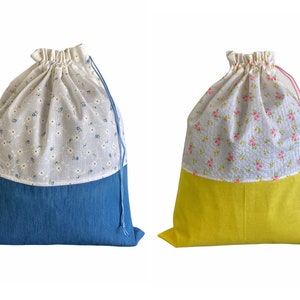Personalized Travel Embroidery Laundry Bag - Travel Laundry Bag - Floral Laundry Bag - Romantic Laundry Bag - Women Laundry Bag - Gift Idea