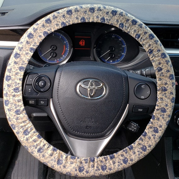 Vintage Floral Steering Wheel Cover Women Car Accessories Gift for Women Floral Car Accessories Etsy