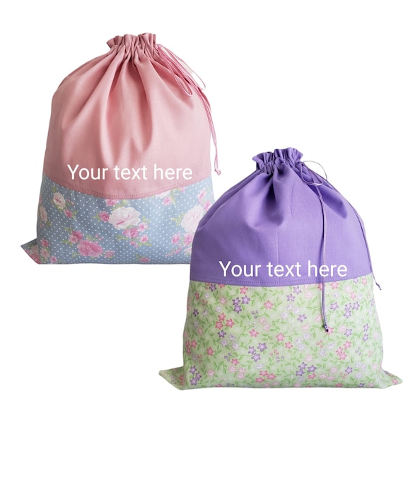 Personalized Travel Embroidery Laundry Bag Travel Laundry Bag