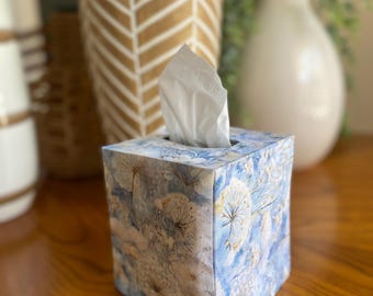 Cotton Tissue Box Cover. Square Tissue box cover. Tissue Box Cover. Fabric Tissue Cover. Modern Tissue Box Cover. Floral Tissue Box Cover