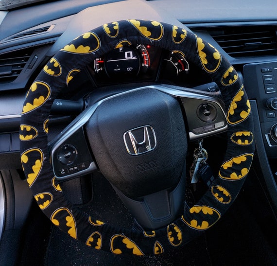 Batman Themed Steering Wheel Cover Car Accessories Holiday Etsy