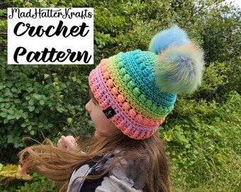 Naiad Beanie & Infinity crochet PATTERN - child and adult